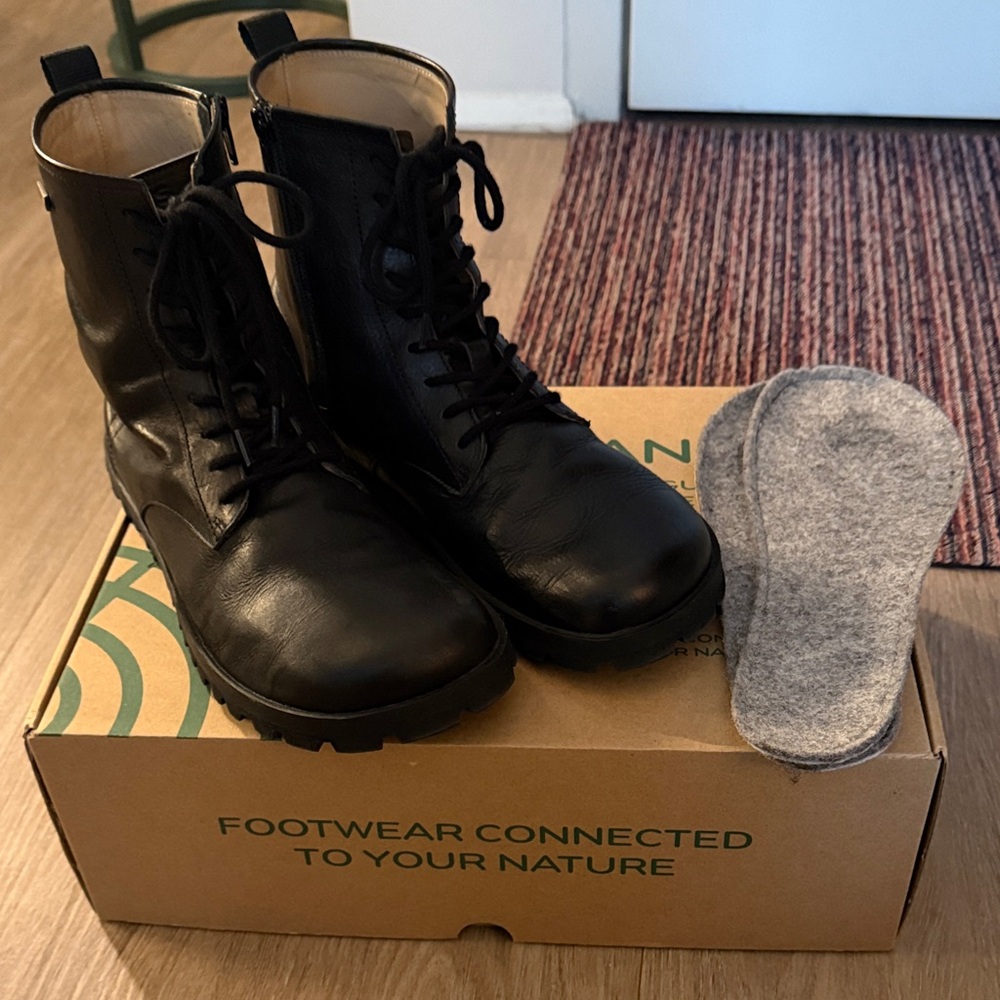 Lang. S Kombat Lace-Up Boots